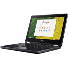 Load image into Gallery viewer, Acer Chromebook Spin 11 R751T 11.6&quot; Touch 4GB 32GB eMMC Celeron® N3350 1.1GHz ChromeOS, Black (Refurbished)
