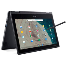 Load image into Gallery viewer, Acer Chromebook 11 Spin 511 11.6&quot; Touch 4GB 32GB eMMC Celeron® N4020 1.1GHz ChromeOS, Black (Refurbished)
