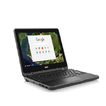 Load image into Gallery viewer, Dell Chromebook 11 3180 11.6&quot; 2GB 16GB eMMC Celeron® N3060 1.6GHz ChromeOS, Black (Refurbished)
