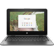 Load image into Gallery viewer, HP Chromebook x360 11 G1 EE 11.6&quot; Touch 4GB 32GB SSD Celeron® N3350 1.1GHz ChromeOS, Gray (Certified Refurbished)
