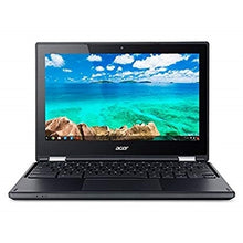 Load image into Gallery viewer, Acer Chromebook 11 R11 C738T-C44Z 11.6&quot; Touch 4GB 32GB eMMC Celeron® N3150 1.6GHz ChromeOS, Black (Certified Refurbished)
