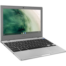 Load image into Gallery viewer, Samsung Chromebook 4 11.6&quot; 4GB 32GB eMMC Celeron® N4000 1.1GHz ChromeOS, Platinum Titan (Refurbished)
