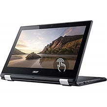 Load image into Gallery viewer, Acer Chromebook 11 R11 C738T-C44Z 11.6&quot; Touch 4GB 32GB eMMC Celeron® N3150 1.6GHz ChromeOS, Black (Certified Refurbished)
